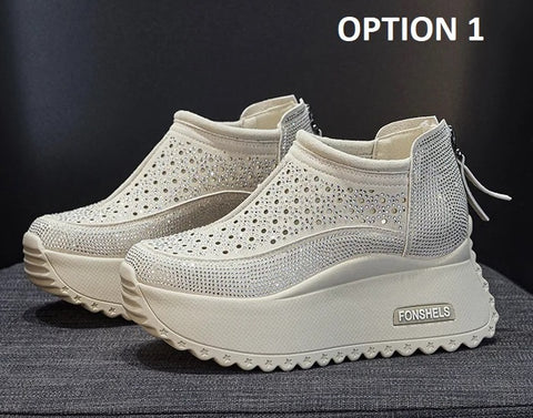 Fashion Casual Rhinestone Shoes SIZE: 38 CODE: READY1663