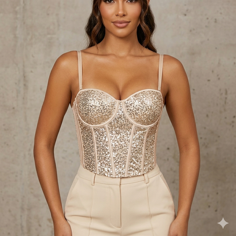New coreset Body Shaper Elegant Slim Bustier Crop Top CODE: READY1679