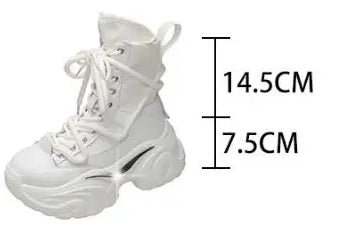 New Autumn Chunky High Platform Breathable Sneaker Shoe SIZE: 40 CODE: READY1687