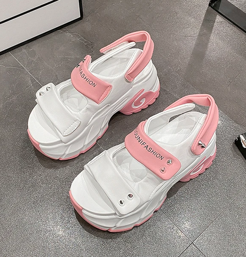 New Leisure Chunky Peep Toe High Heels Platform Sandals SIZE 39 CODE: READY1693