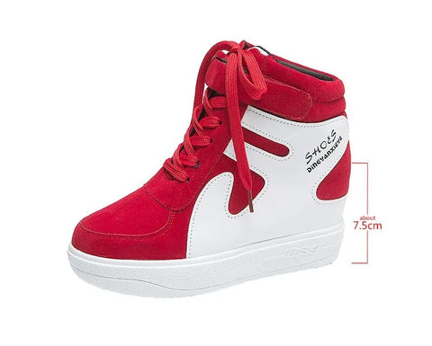 New Casual High top Platform Sneaker Vulcanize Shoe SIZE: 37 CODE: READY1723