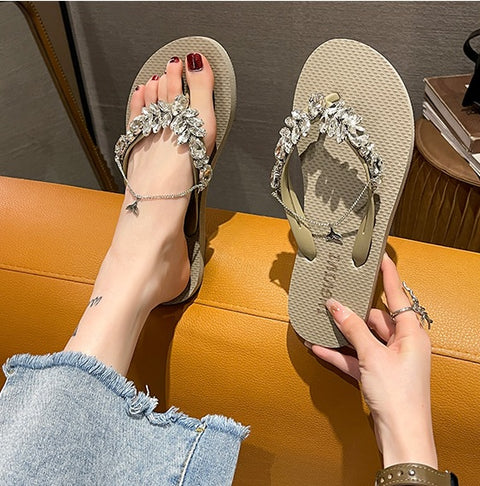 New Fashion Rhinestone Casual Flat SIZE: 41 CODE: READY1745