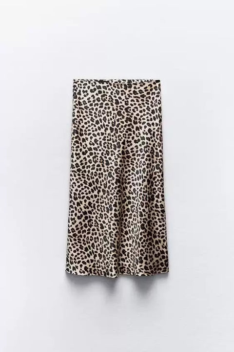 New Fashion, High-Waisted Satin Long Skirt CODE: READY1756
