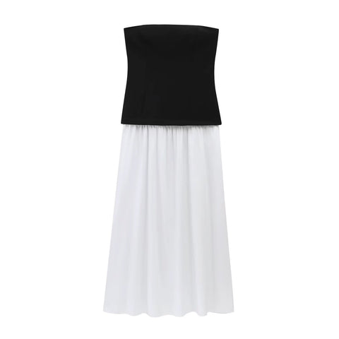 Fashion Slim Fit Strapless Minimalist Party Dress CODE: READY1759