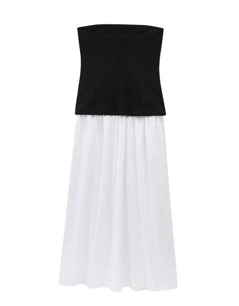 Fashion Slim Fit Strapless Minimalist Party Dress CODE: READY1759