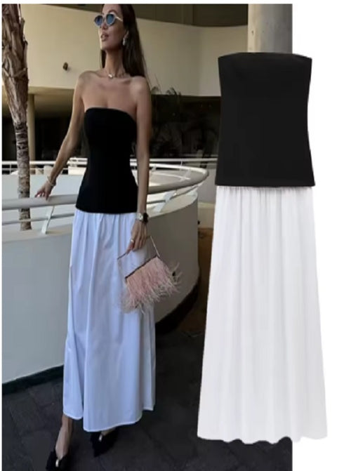 Fashion Slim Fit Strapless Minimalist Party Dress CODE: READY1759