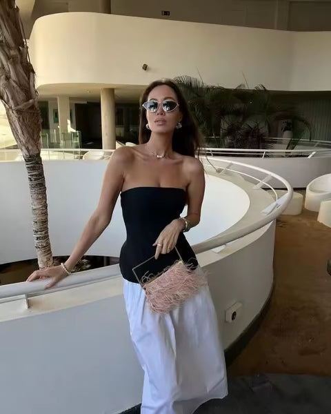 Fashion Slim Fit Strapless Minimalist Party Dress CODE: READY1759