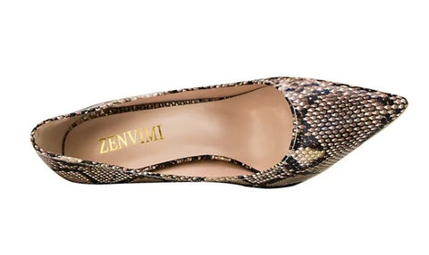 Fashion Snake Pattern High Heels SIZE: 39 CODE: READY1773