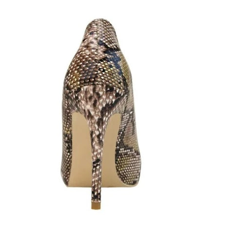 Fashion Snake Pattern High Heels SIZE: 39 CODE: READY1773