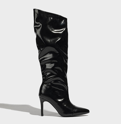 Pointed Toe Slip-On Super High Thin Heel Modern Boots SIZE: 39 CODE: READY1780
