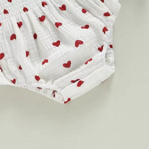 Newborn Baby Girl Clothes Floral Print Headband Ruffled Long Sleeve Bodysuit CODE: RSH014