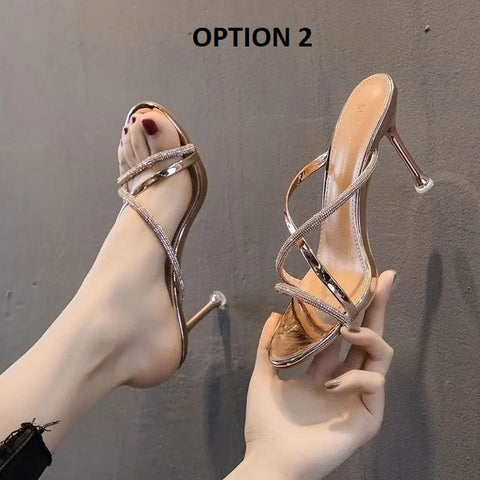 New Fashionable Sexy Fine High Trendy Ins Casual Heel CODE: KAR3156
