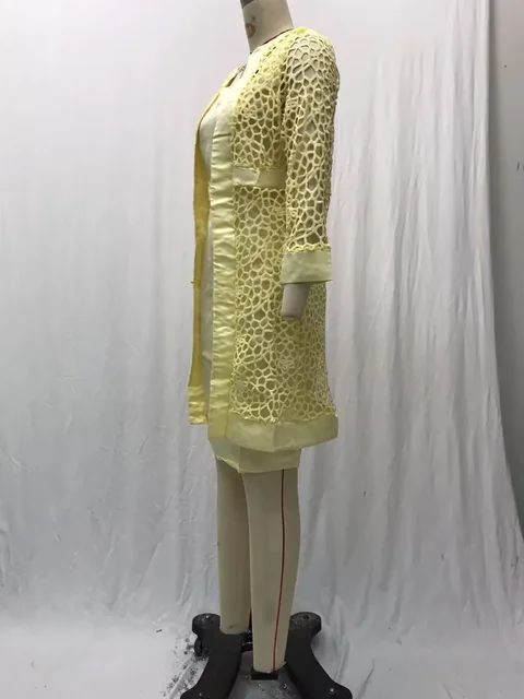 New Lace Autumn Cardigan Jacket Leisure Two Piece Set CODE: KAR3209