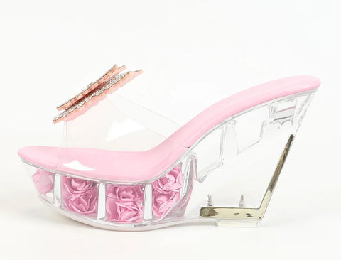 New Steel Pipe Dance Crystal Soles Platform Sandal CODE: KAR3957