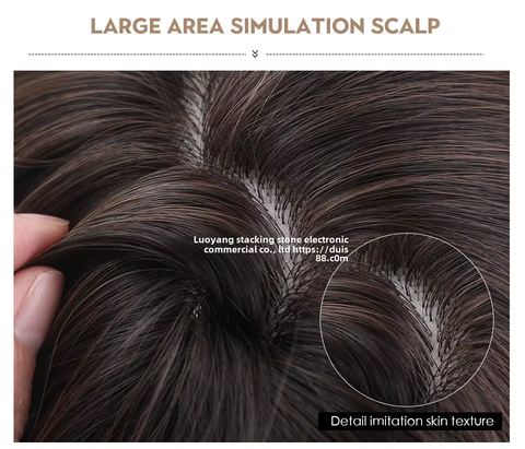 Fashionable Natural Short Root Straight Wig Extension Hair Cap CODE: KAR3706