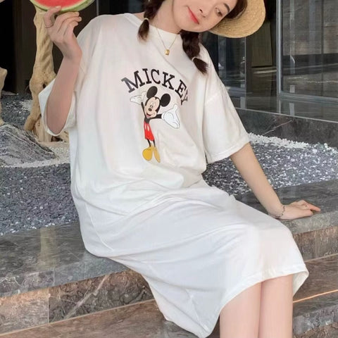 Disney- Short Sleeve with Mickey Cartoon, High Quality T-Shirt CODE: KAR1249
