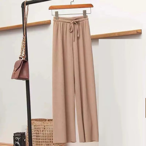 New straight cut, loose, high waist, Casual pants CODE: KAR1376