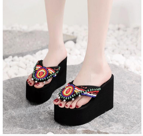 Summer Fashion Wedge Slides Platform Sandal CODE: KAR2018