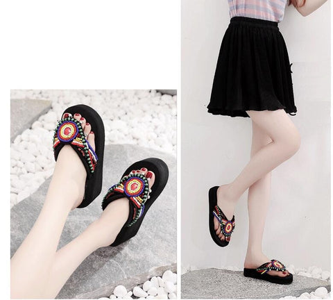Summer Fashion Wedge Slides Platform Sandal CODE: KAR2018