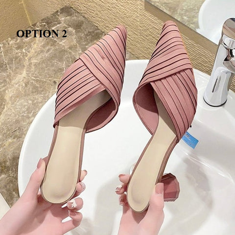 New Fashion Solid Pumps Closed Toe High Heel CODE: KAR2022