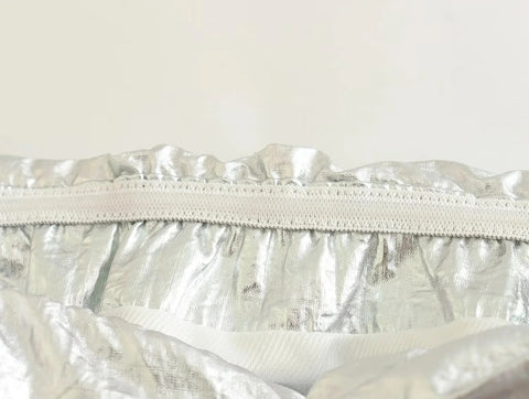 Sexy Backless Off Shoulder Silver Bodycon Corset Mini Dress CODE: KAR2203
