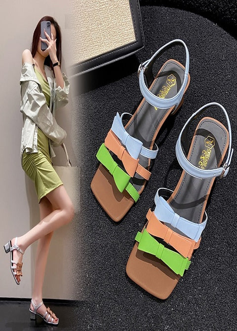 New Fashion Summer Solid Color High Heel Sandals CODE: KAR2208
