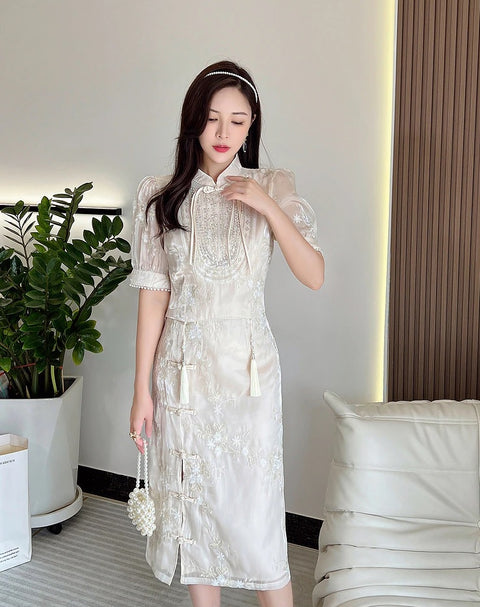 Summer New Elegant Korean Sequin Pendant Top + High Waist Skirt Casual 2-Piece Set CODE: KAR2228