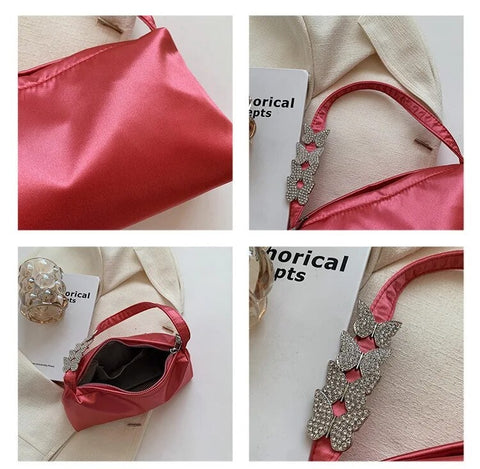 Luxury Diamond Butterfly Shoulder Crossbody Bag CODE: KAR2465