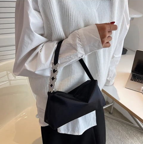 Luxury Diamond Butterfly Shoulder Crossbody Bag CODE: KAR2465