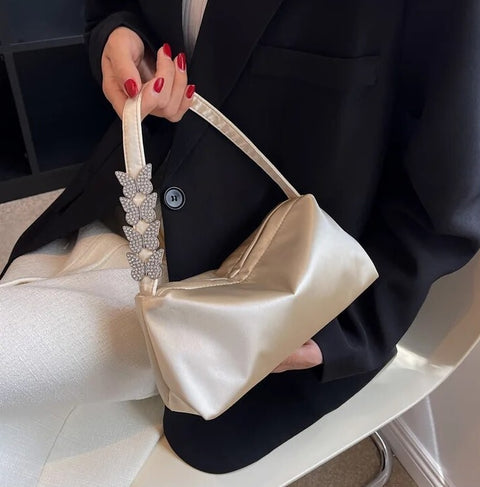 Luxury Diamond Butterfly Shoulder Crossbody Bag CODE: KAR2465