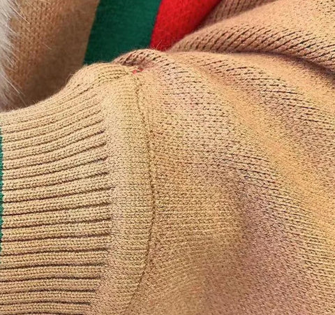 New Autumn Winter Fashion Imitation Wool Collar Warm Tassels  Knitted Shawl CODE: KAR2550