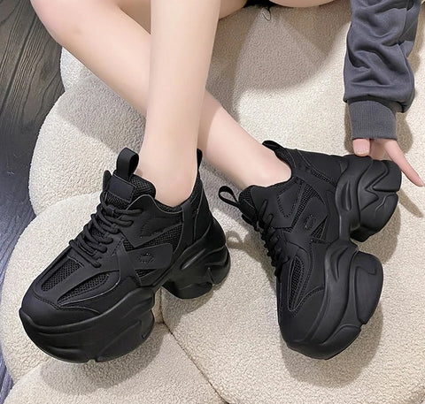 Thick Bottom Chunky Sports Shoe SIZE:34, 35 CODE: READY1424