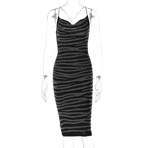 New Summer Sexy Bodycon Streetwear Midi Dress CODE: KAR2581