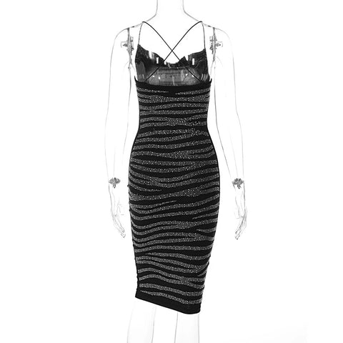 New Summer Sexy Bodycon Streetwear Midi Dress CODE: KAR2581