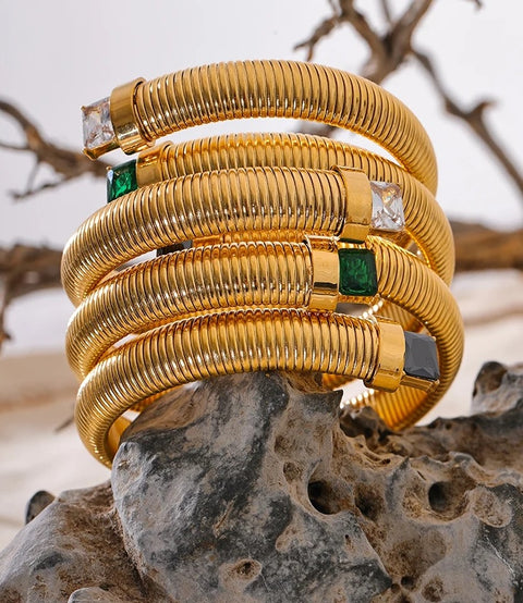 New Elastic Trend Metal Statement Bracelet CODE: KAR2724