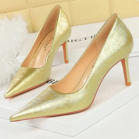 Sexy Banquet Pumps Elegant Pointed High Stilettos Heels CODE: KAR2783