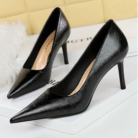 Sexy Banquet Pumps Elegant Pointed High Stilettos Heels CODE: KAR2783