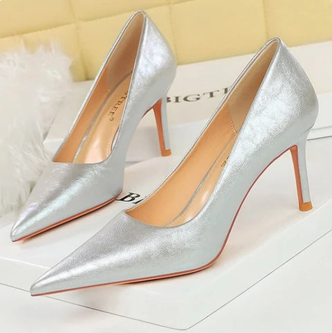 Sexy Banquet Pumps Elegant Pointed High Stilettos Heels CODE: KAR2783
