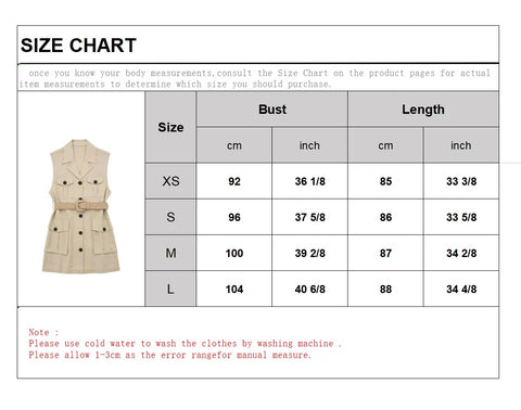 Summer Casual Fashion Belt Waist Vest Lapel Sleeveless Single-breasted Dress CODE: KAR2804