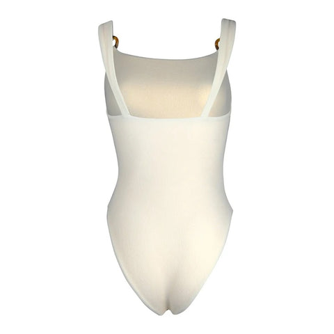 Sexy One Piece Solid Push Up Thong Bather Swimwear CODE: KAR2808
