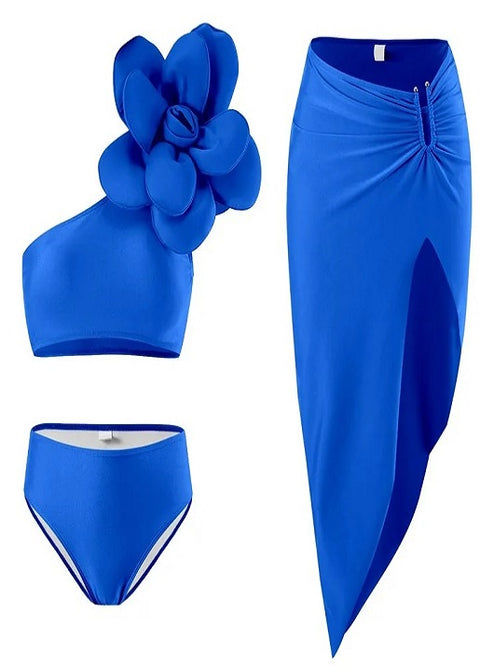 New Summer Fashion Beach Sunny Flower 3Pcs Swimsuit CODE: KAR2826