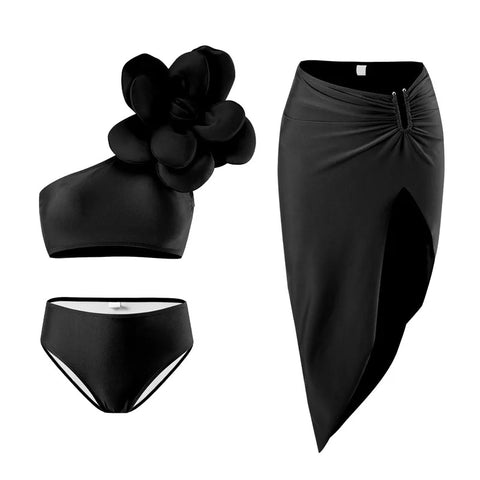 New Summer Fashion Beach Sunny Flower 3Pcs Swimsuit CODE: KAR2826