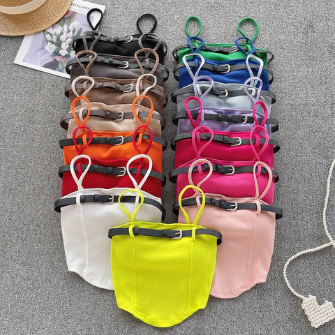 Sexy Knitted Camis Summer Irregularity Crochet Tank Top CODE: KAR2856