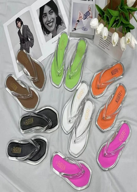Summer Candy Color Fashion All Match Outdoor Casual Flat CODE: KAR3073