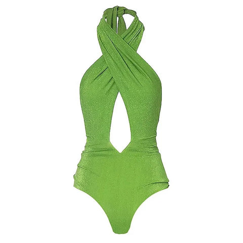 New Luxury One Piece Swimsuit With Skirt Two Piece Set Swimwear CODE: KAR3077