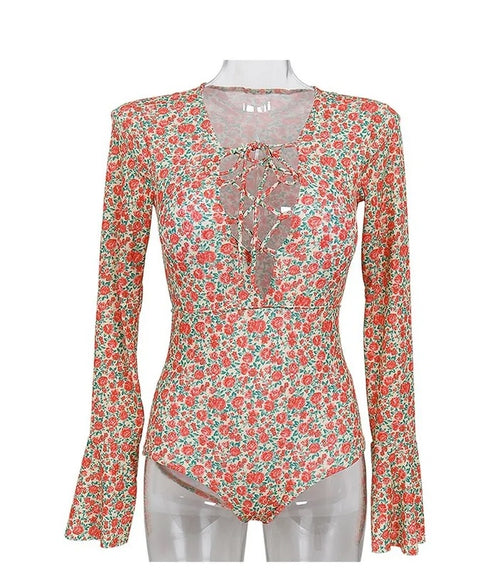Summer Sexy V-neck One Piece Bathing Beach Wear Swim Suit CODE: KAR3088
