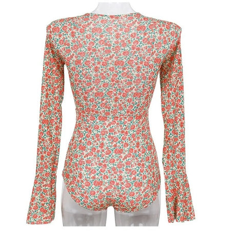 Summer Sexy V-neck One Piece Bathing Beach Wear Swim Suit CODE: KAR3088
