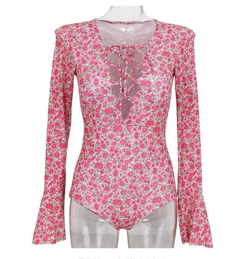 Summer Sexy V-neck One Piece Bathing Beach Wear Swim Suit CODE: KAR3088