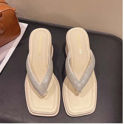 Summer wedge toe herringbone outside to wear Platform sandals CODE: KAR3097