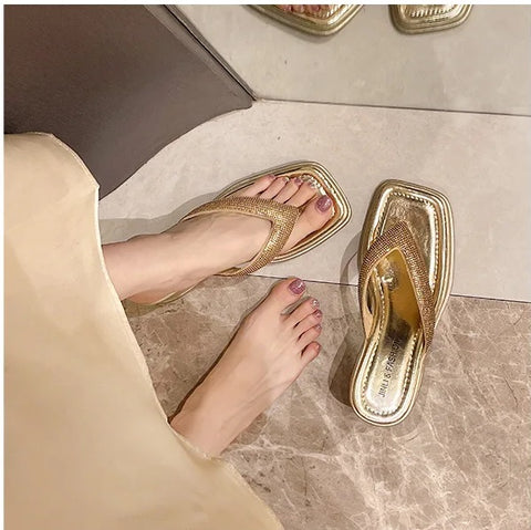 Summer wedge toe herringbone outside to wear Platform sandals CODE: KAR3097